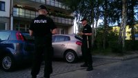 Kursanci Szkoły Policji w Katowicach w trakcie praktyk na KMP Tychy