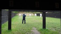 Trening strzelecki tyskich policjantów